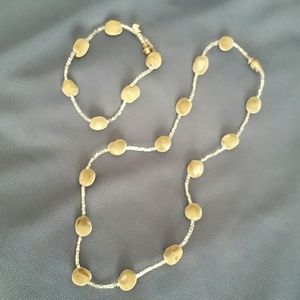 MGAMBA SEED BRACELET AND NECKLACE